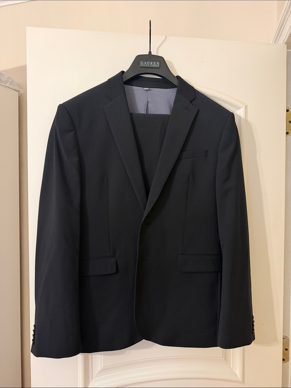 EXPRESS Slim Fit Black Suit